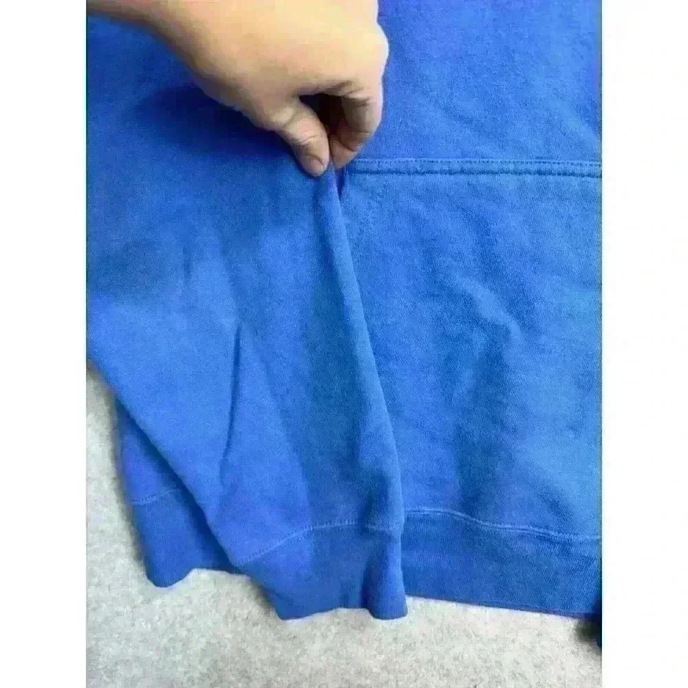 The‎ North Face Hoodie Sweatshirt Fleece Pullover Drew Peak Hooded Blue Sz M EUC